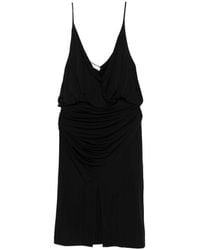 IRO - Helya Split V-Neck Midi Dress - Lyst