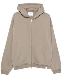 Woc - New Haven Raw-Edge Zip-Up Hoodie - Lyst