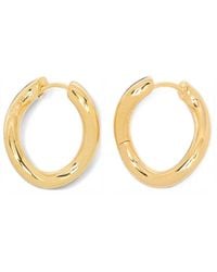 Tom Wood - River Twisted-Hoop Earrings - Lyst