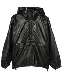 Rohe - Hooded Leather Jacket - Lyst