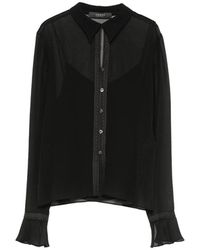 Gucci - Silk Georgette Shirt - Lyst