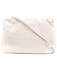 The Row Bourse Small Leather Clutch Bag | Lyst