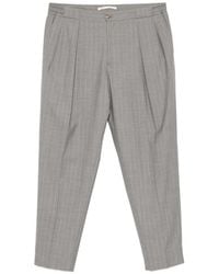BRIGLIA - Portobellos Pinstripe Pleated Trousers - Lyst