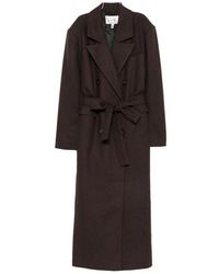 Gestuz - Double-Breasted Belted Coat - Lyst