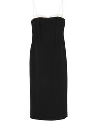 Jonathan Simkhai - Two-Tone Spaghetti-Strap Midi Dress - Lyst