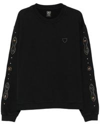 HTC - Moustache Stud-Embellished Sweatshirt - Lyst
