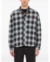 44 Label Group - Check-Print Shirt - Lyst