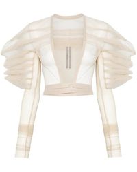 Rick Owens - Neutrals Tops - Lyst