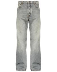 Off-White c/o Virgil Abloh - Off- Flared-Leg Denim Jeans - Lyst