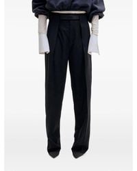 DARKPARK - Belted Pleated Trousers - Lyst