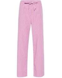 Tekla - Striped Poplin Pyjama Pants - Lyst