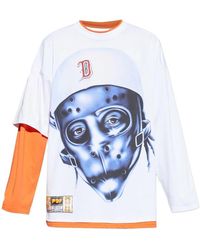 PDF - Graphic-Print Crew-Neck T-Shirt - Lyst