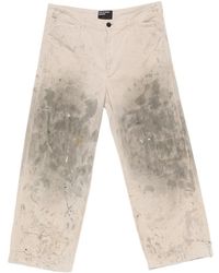 Enfants Riches Deprimes - Paint-Splatter Distressed Jeans - Lyst