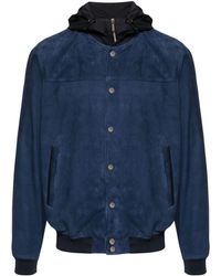 Moorer - Darren Suede Jacket - Lyst