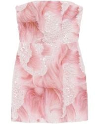 De Santis by Martin Alvarez - Embellished Mini Dress - Lyst