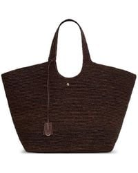 Anine Bing - Lili Woven Raffia Tote Bag - Lyst