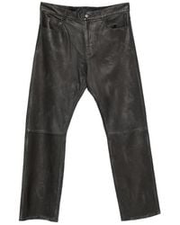 Haikure - Blake Panelled Leather Trousers - Lyst