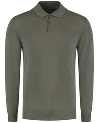 ZANONE-SLOWEAR - Buttoned Polo Shirt - Lyst