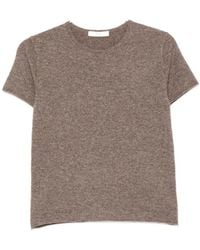Co. - Ribbed-Trim T-Shirt - Lyst