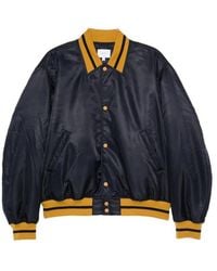 Rhude - Logo-Patch Striped-Trim Jacket - Lyst