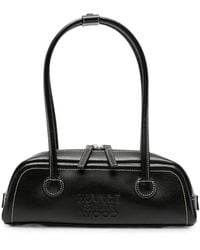 Marge Sherwood - Mini Contrast-Stitch Leather Shoulder Bag - Lyst