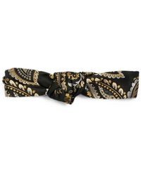 Etro - Paisley-Print Knotted Headband - Lyst
