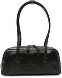 Marge Sherwood - Soft Boston Logo-Debossed Leather Shoulder Bag - Lyst