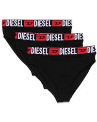DIESEL - High-Waisted Briefs 3-Pack - Lyst