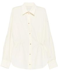 Moncler - Logo-Patch Long-Sleeve Shirt - Lyst