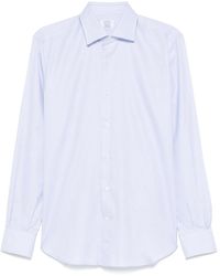 Mazzarelli - Mini-Check Shirt - Lyst