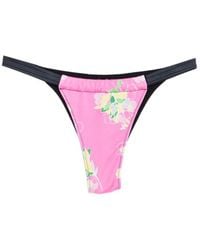 Frankie's Bikinis - Amore Floral-Print Bikini Bottom - Lyst