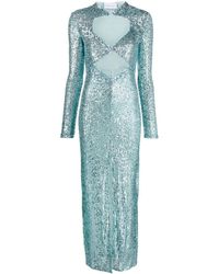 Nervi - Sequin-Embellished Cut-Out Dress - Lyst