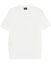 Emporio Armani - Logo Cotton T-Shirt - Lyst