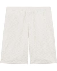 Gcds - Monogram-Patterned Shorts - Lyst