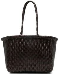 Dragon Diffusion - Small B Weave Leather Tote Bag - Lyst