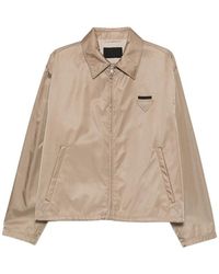 Prada - Neutrals Jackets - Lyst