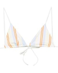 SIR. - Striped Triangle Bikini Top - Lyst