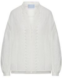 The Seafarer - Lena Lace-Details Blouse - Lyst