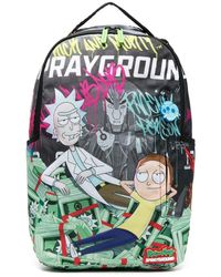 Sprayground Comic-print Backpack - Grey