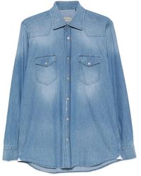 Sartorio Napoli - Western-Style Denim Shirt - Lyst