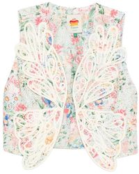 FARM Rio - Rendeira 3D Euroflax Premium Linen Vest - Lyst