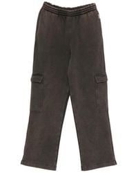 Represent - Initial Logo-Plaque Cotton Cargo Track Pants - Lyst
