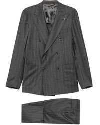 Tagliatore - Stripe-Pattern Double-Breasted Suit - Lyst