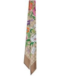 Gucci - Neutrals Scarves - Lyst