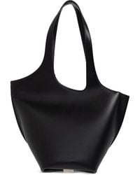 The Attico - La Scoop Leather Shoulder Bag - Lyst