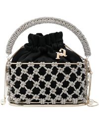 Rosantica - Holli Nodi Crystal-Embellished Bucket Bag - Lyst