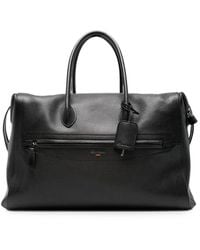 Santoni - Grained-Leather Holdalls Bag - Lyst