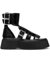 Junya Watanabe - Caged Leather Sandals - Lyst