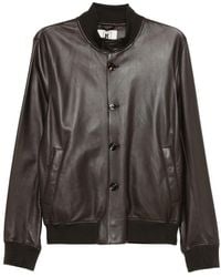 KIRED - Buttoned Leather Jacket - Lyst
