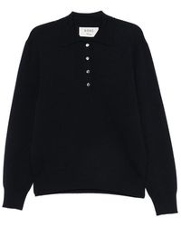 Rohe - Button-Placket Polo Sweater - Lyst